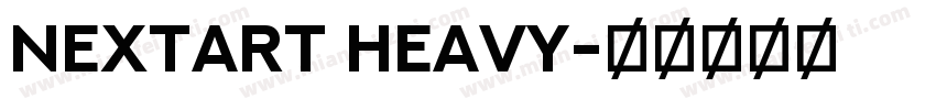 NEXTART Heavy字体转换